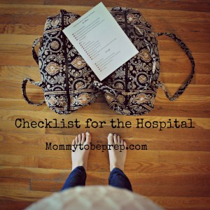 checklist for the hospital